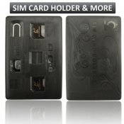 SIM Card Holder Case slim & compact, Credit Card Style